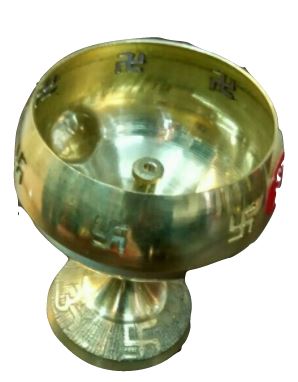 Brass Deepam Tulasi Kota